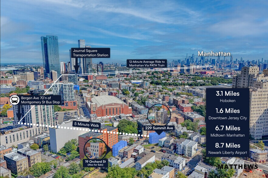 229 Summit Ave, Jersey City, NJ à vendre - Photo du bâtiment - Image 2 de 3