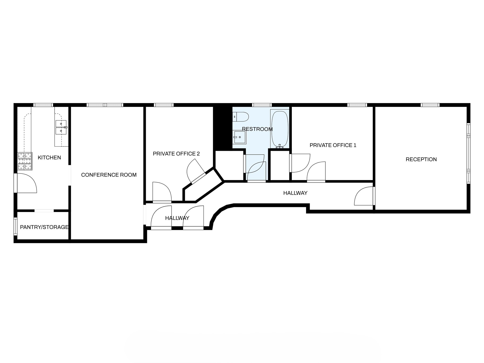 100 E Market St, Wilmington, DE for lease Floor Plan- Image 1 of 1