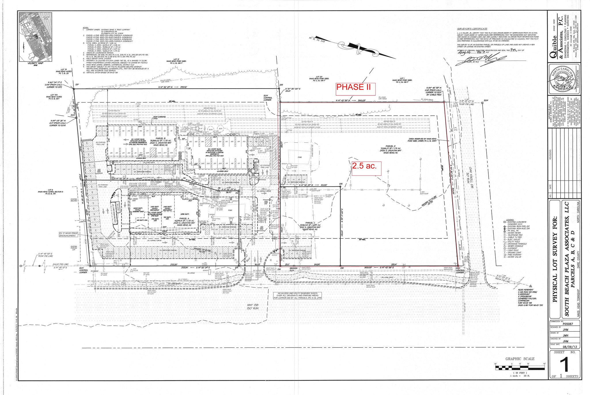 2406 S Croatan Hwy, Nags Head, NC à louer Plan de site- Image 1 de 3