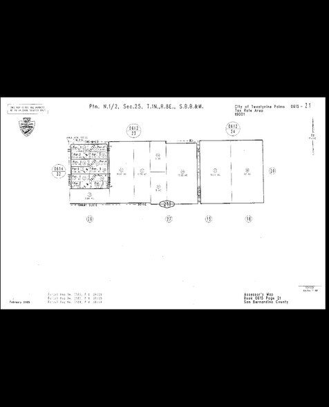 TBD 2 Mile Rd, Twentynine Palms, CA à vendre - Plan cadastral - Image 2 de 2