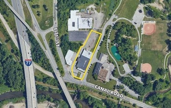5171 Canal Rd, Cleveland, OH - AERIAL  map view
