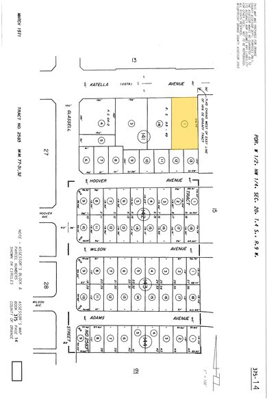 220 E Katella Ave, Orange, CA à vendre - Plan cadastral - Image 2 de 3