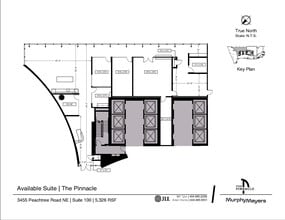 3455 Peachtree Rd NE, Atlanta, GA à louer Plan d’étage- Image 1 de 1
