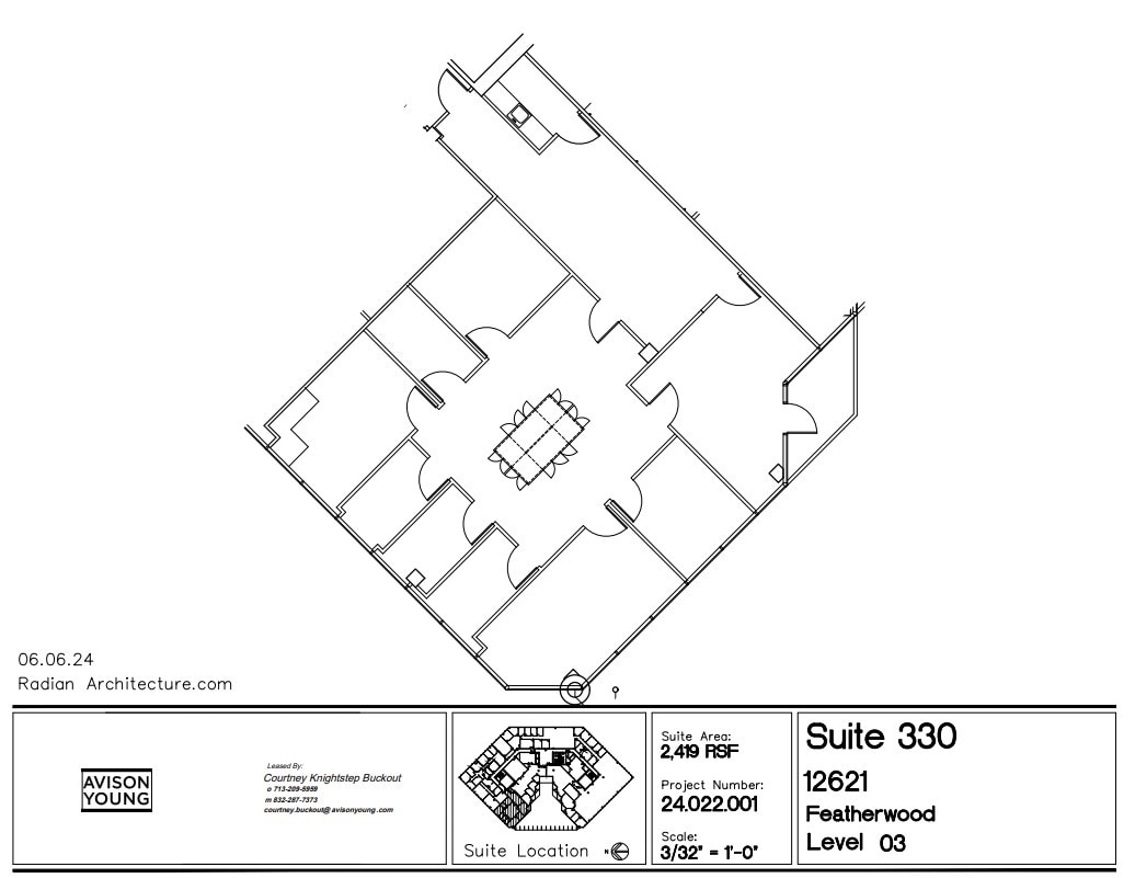 12621 Featherwood Dr, Houston, TX for lease Floor Plan- Image 1 of 1