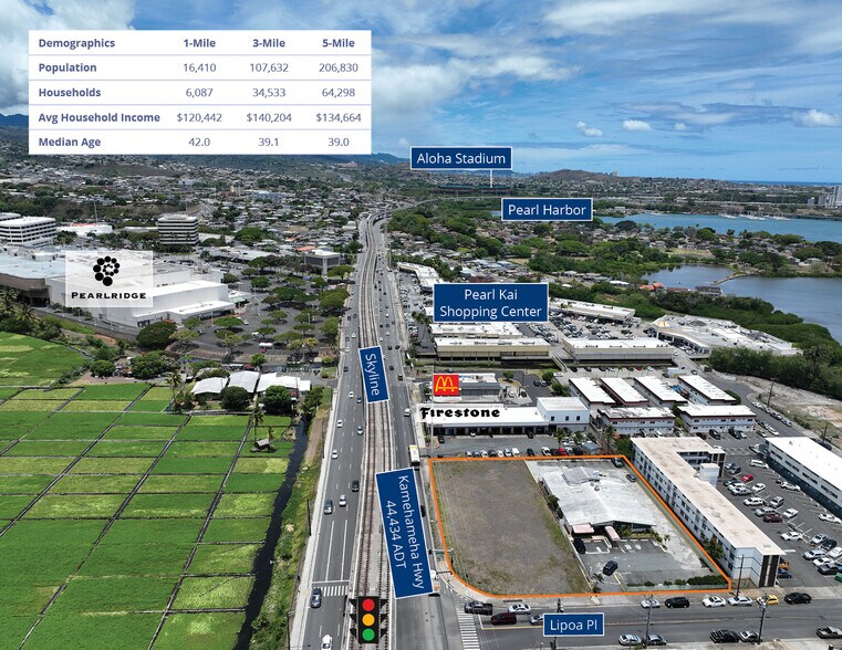 98-135 Kamehameha Hwy & 98-108 Lipoa Pl, Aiea, HI à louer - Photo du bâtiment - Image 2 de 5