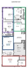 1267 Queen St W, Toronto, ON for lease Floor Plan- Image 2 of 6