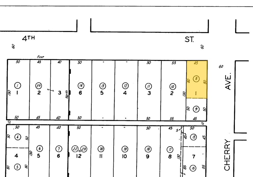 1944 E 4th St, Long Beach, CA à vendre - Plan cadastral - Image 1 de 1