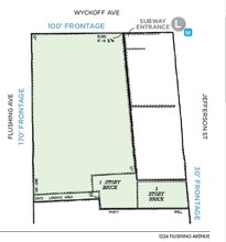 377 Jefferson St, Brooklyn, NY à louer Plan de site- Image 2 de 2