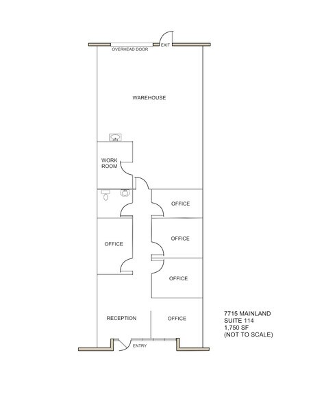 7715 Mainland Dr, San Antonio, TX à louer - Plan d’étage - Image 3 de 3