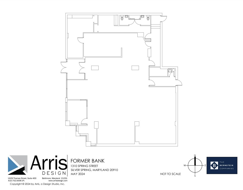 1300 Spring St, Silver Spring, MD à louer Plan d  tage- Image 1 de 1