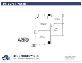 2301 E Lamar Blvd, Arlington, TX à louer Plan d’étage- Image 1 de 1