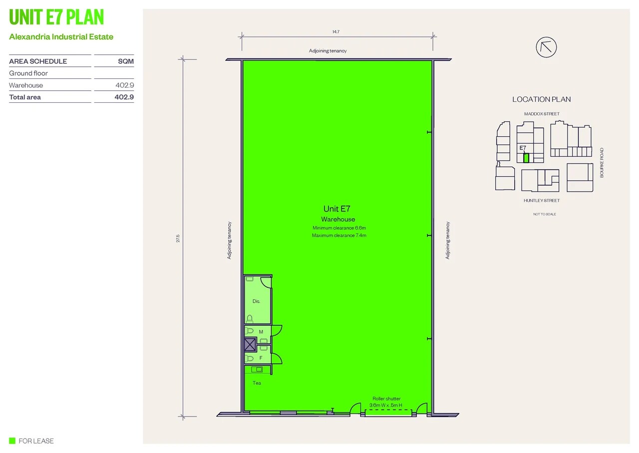 35-39 Bourke Rd, Alexandria for lease Floor Plan- Image 1 of 1