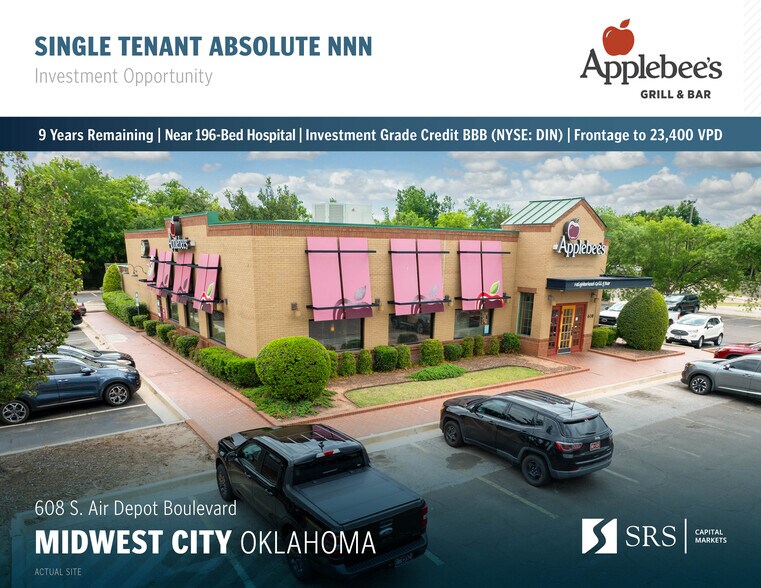 608 S. Air Depot Boulevard, Midwest City, OK à vendre - Photo du bâtiment - Image 1 de 8