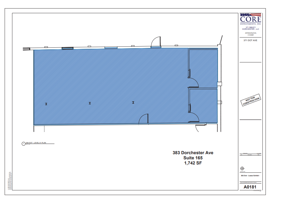 371 Dorchester Ave, South Boston, MA à louer Plan d  tage- Image 1 de 1