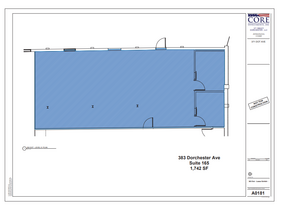 371 Dorchester Ave, South Boston, MA à louer Plan d  tage- Image 1 de 1