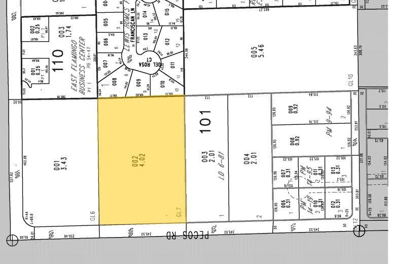 4160 S Pecos Rd, Las Vegas, NV for lease - Plat Map - Image 2 of 5