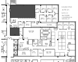 2 Enterprise Dr, Shelton, CT à louer Plan d’étage- Image 2 de 2