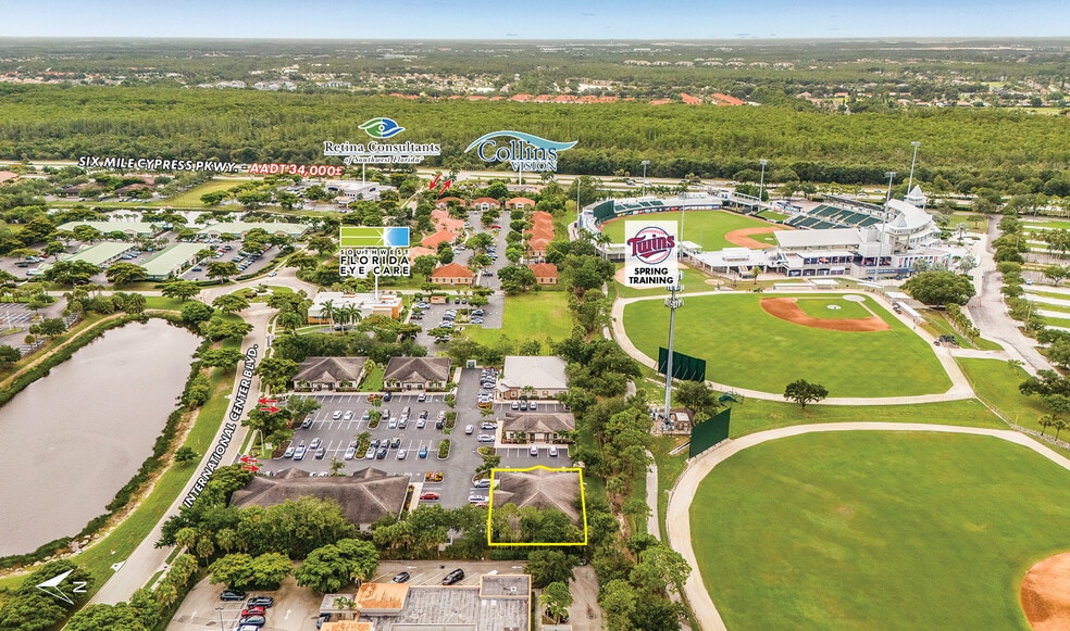 6836 International Center Blvd, Fort Myers, FL for lease - Aerial - Image 3 of 8