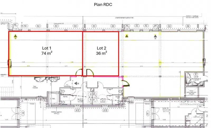 Office in Saint-Michel-sur-Orge for lease Floor Plan- Image 1 of 4