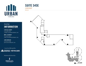 222 W Las Colinas Blvd, Irving, TX à louer Plan d’étage- Image 1 de 2