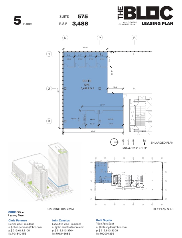 700 S Flower St, Los Angeles, CA for lease Floor Plan- Image 1 of 1