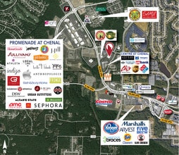 17300 Chenal Pky, Little Rock, AR - AERIAL  map view