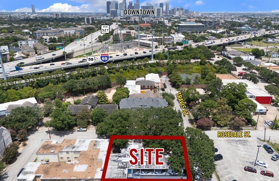 4900-4912 Travis St, Houston, TX for sale - Aerial - Image 3 of 14