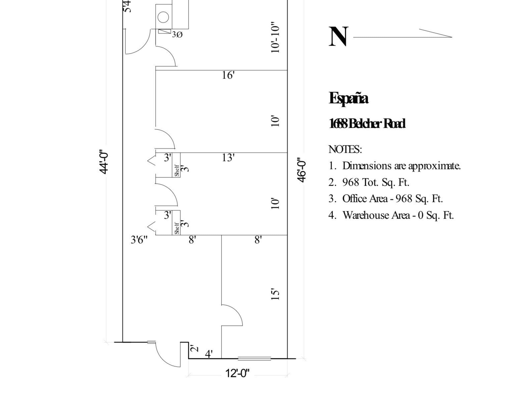 1684 N Belcher Rd, Clearwater, FL à louer Plan de site- Image 1 de 5