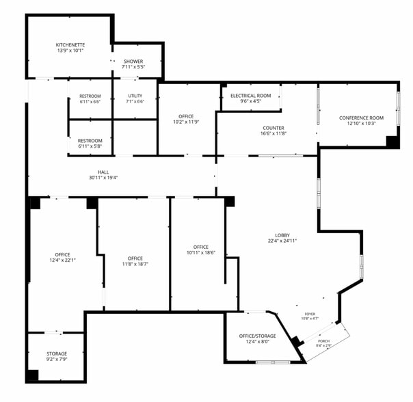 2048 W County Highway 30A, Santa Rosa Beach, FL for lease - Floor Plan - Image 2 of 8