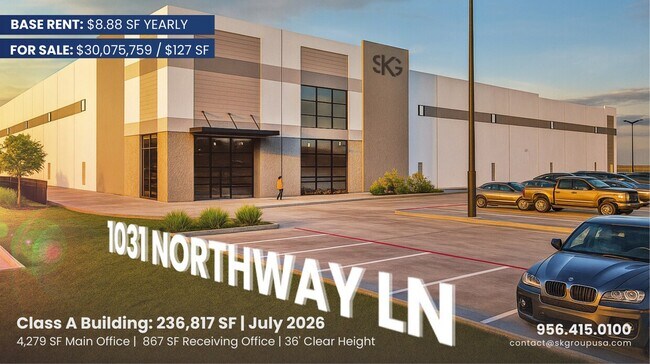 Plus de détails pour 1031 Northway Ln, Laredo, TX - Industriel à louer