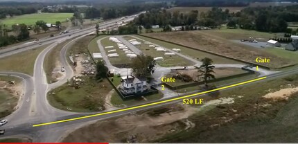 3359 Bud Hawkins Rd, Dunn, NC - aerial  map view