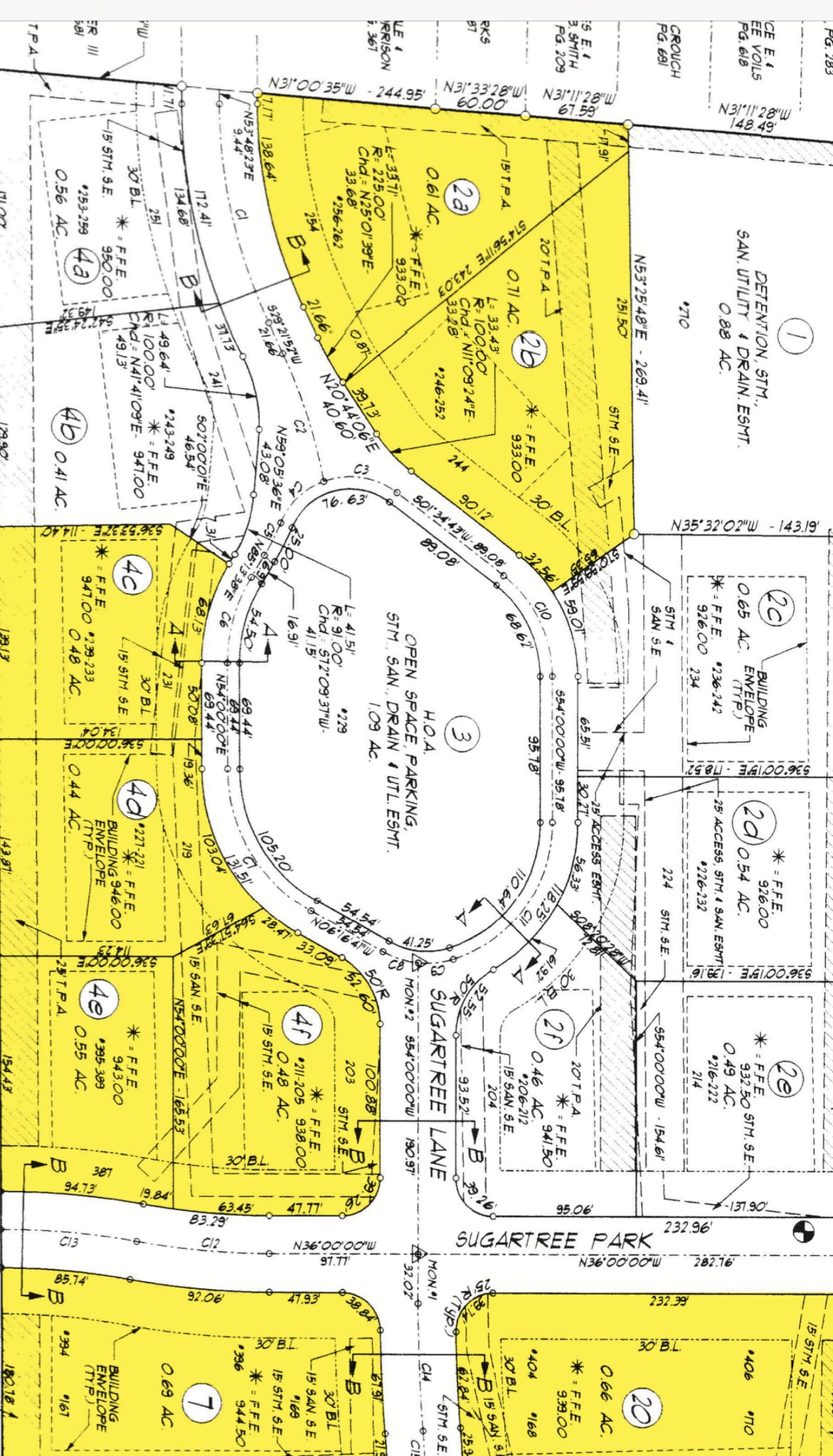 167-169 Sugartree Ln, Versailles, KY à vendre Plan cadastral- Image 1 de 2