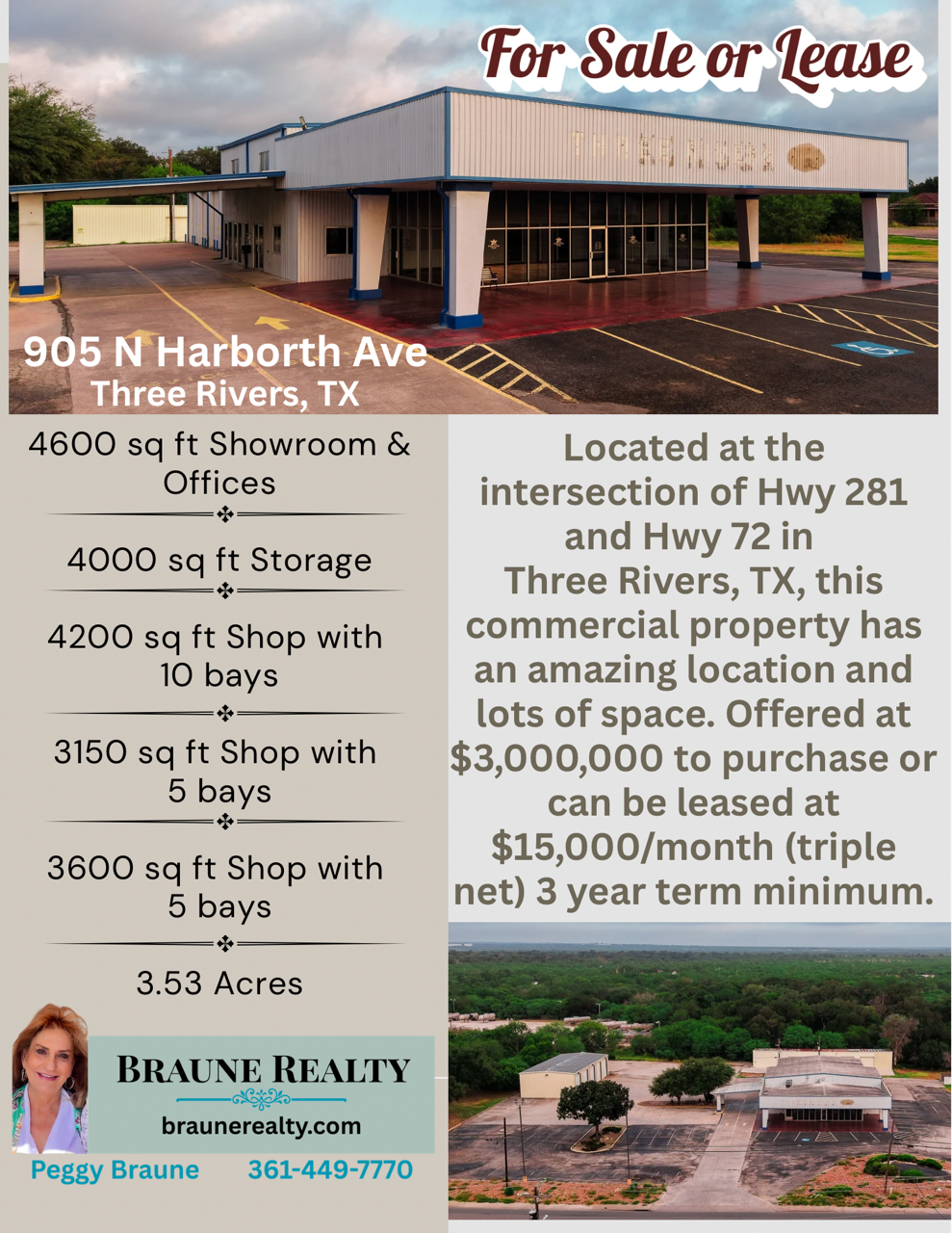905 N Harborth Ave, Three Rivers, TX à vendre Photo principale- Image 1 de 2