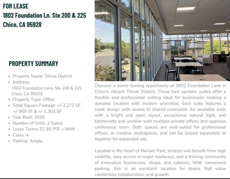 1802 Foundation Ln, Chico, CA à louer - Photo du bâtiment - Image 2 de 23