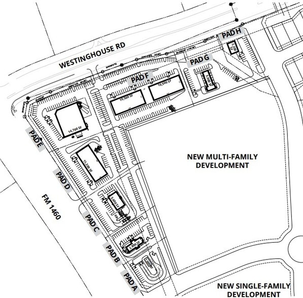 SE Corner Westinghouse Road and FM 1460, Georgetown, TX à louer - Plan de site - Image 3 de 3