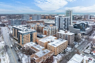 1720-1740 Oak Ave, Evanston, IL - Aerial  map view