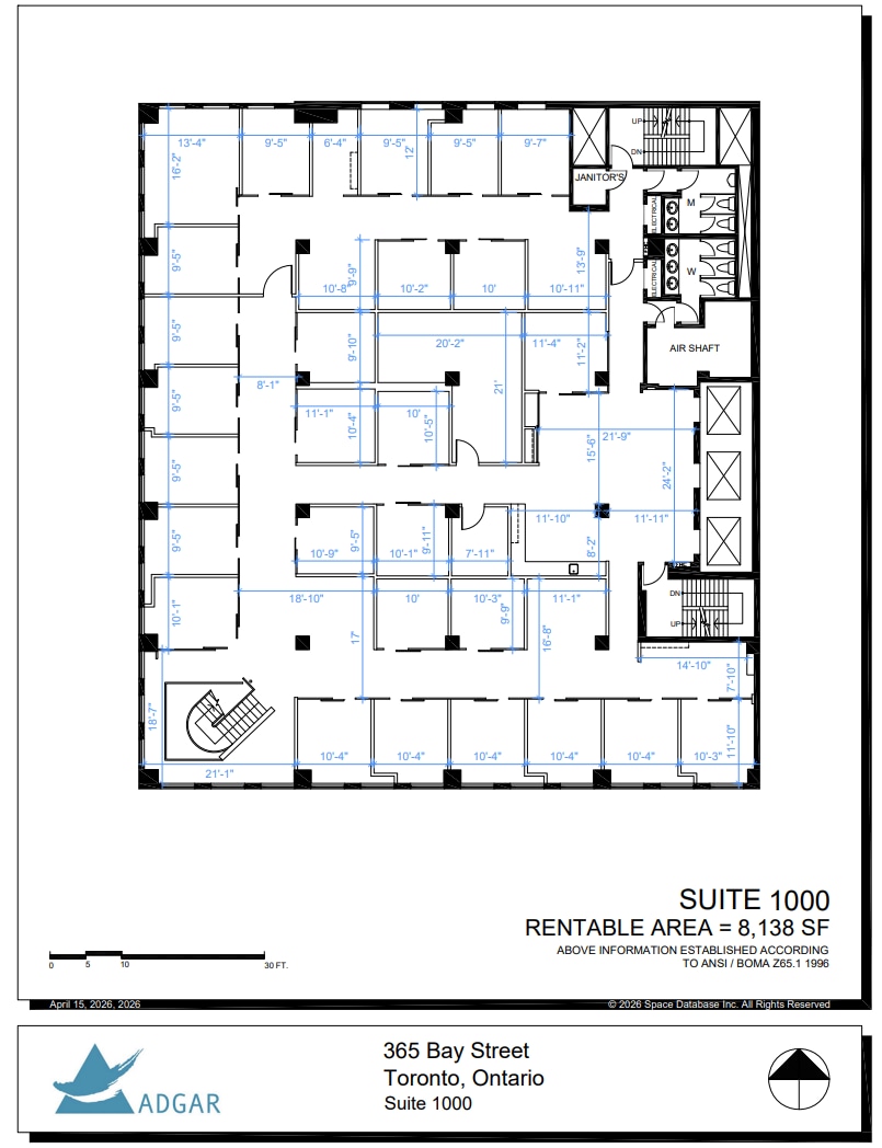 365 Bay St, Toronto, ON for lease Floor Plan- Image 1 of 1