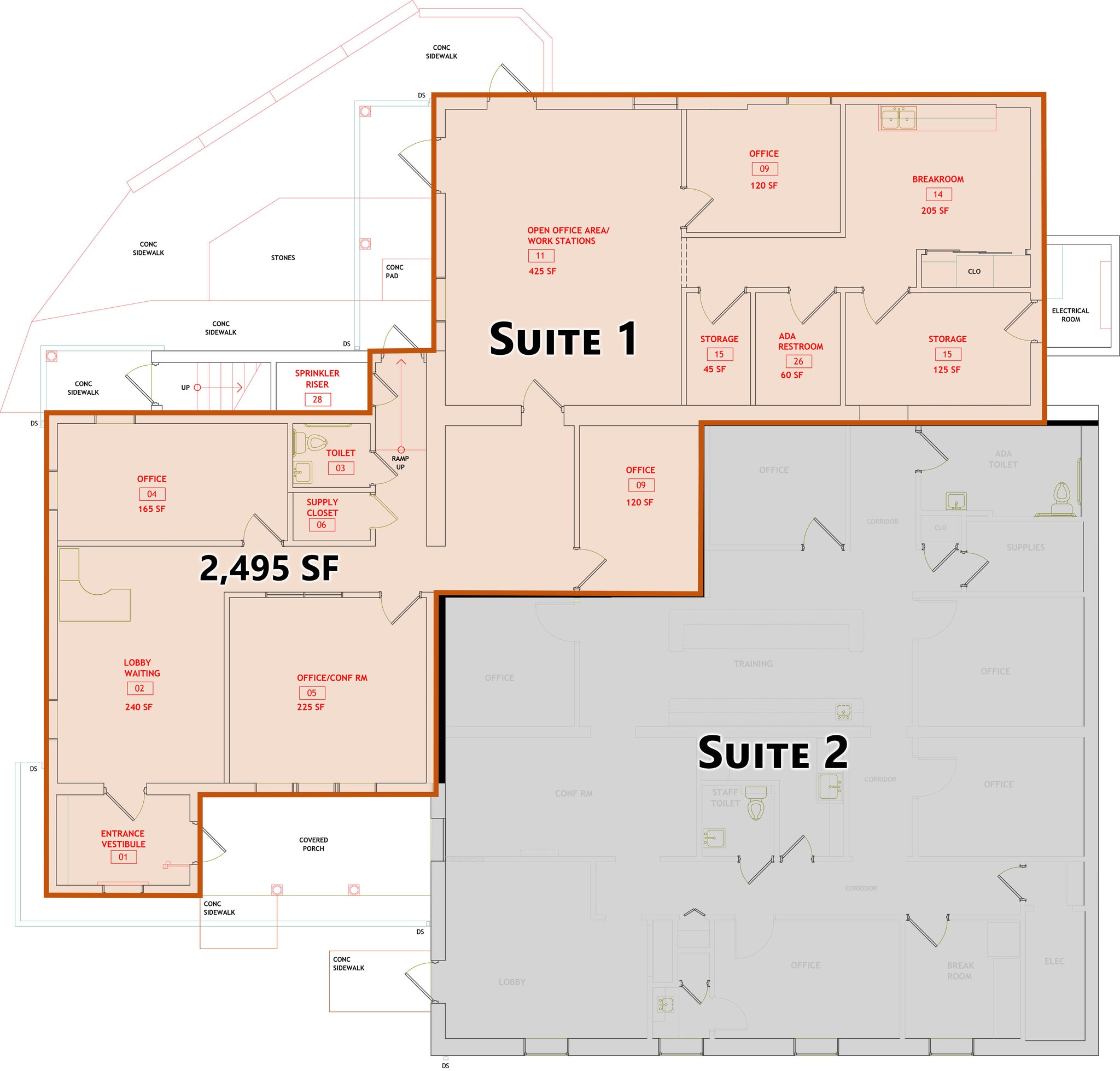 1399 S Queen St, York, PA à louer Plan d’étage- Image 1 de 7