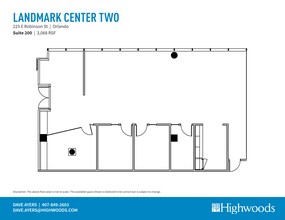 225 E Robinson St, Orlando, FL à louer Plan de site- Image 1 de 1