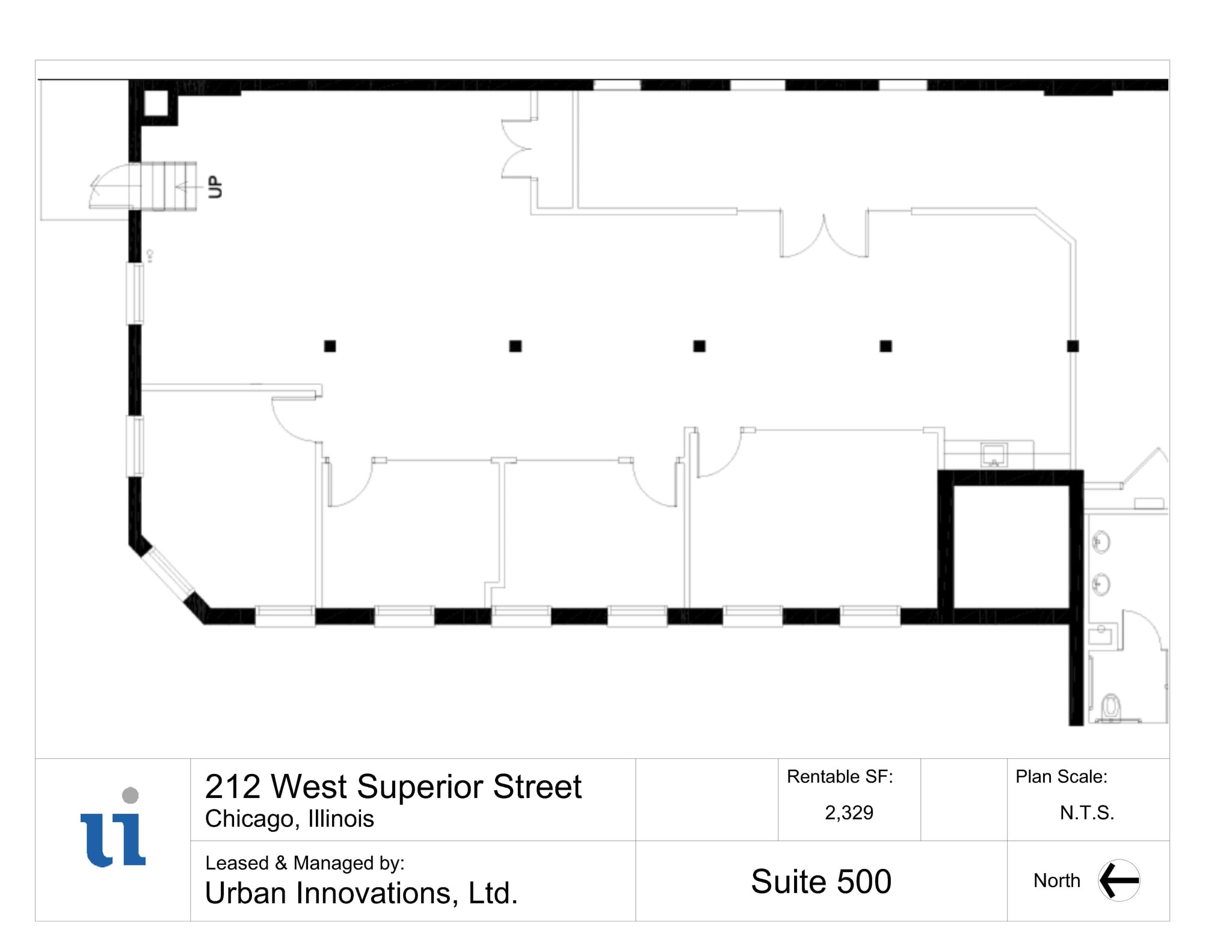 212 W Superior St, Chicago, IL for lease Floor Plan- Image 1 of 6