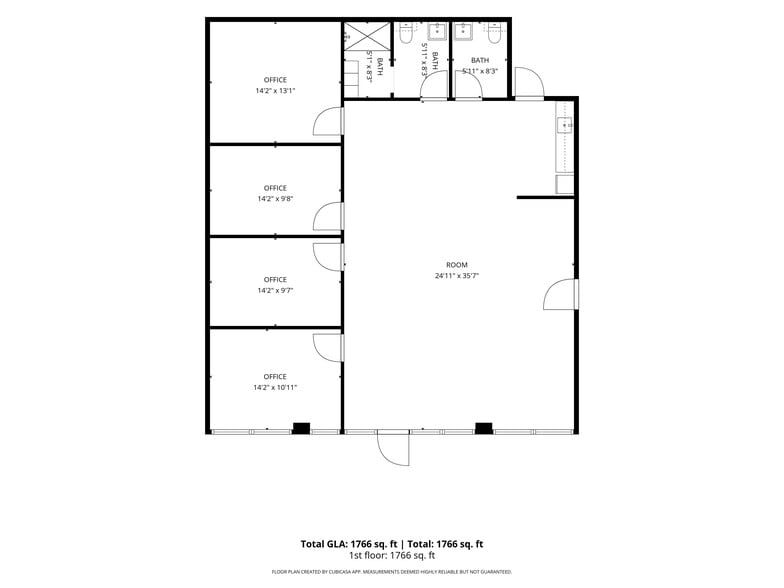 136 Corporate Park Dr, Mooresville, NC for lease - Floor Plan - Image 2 of 2