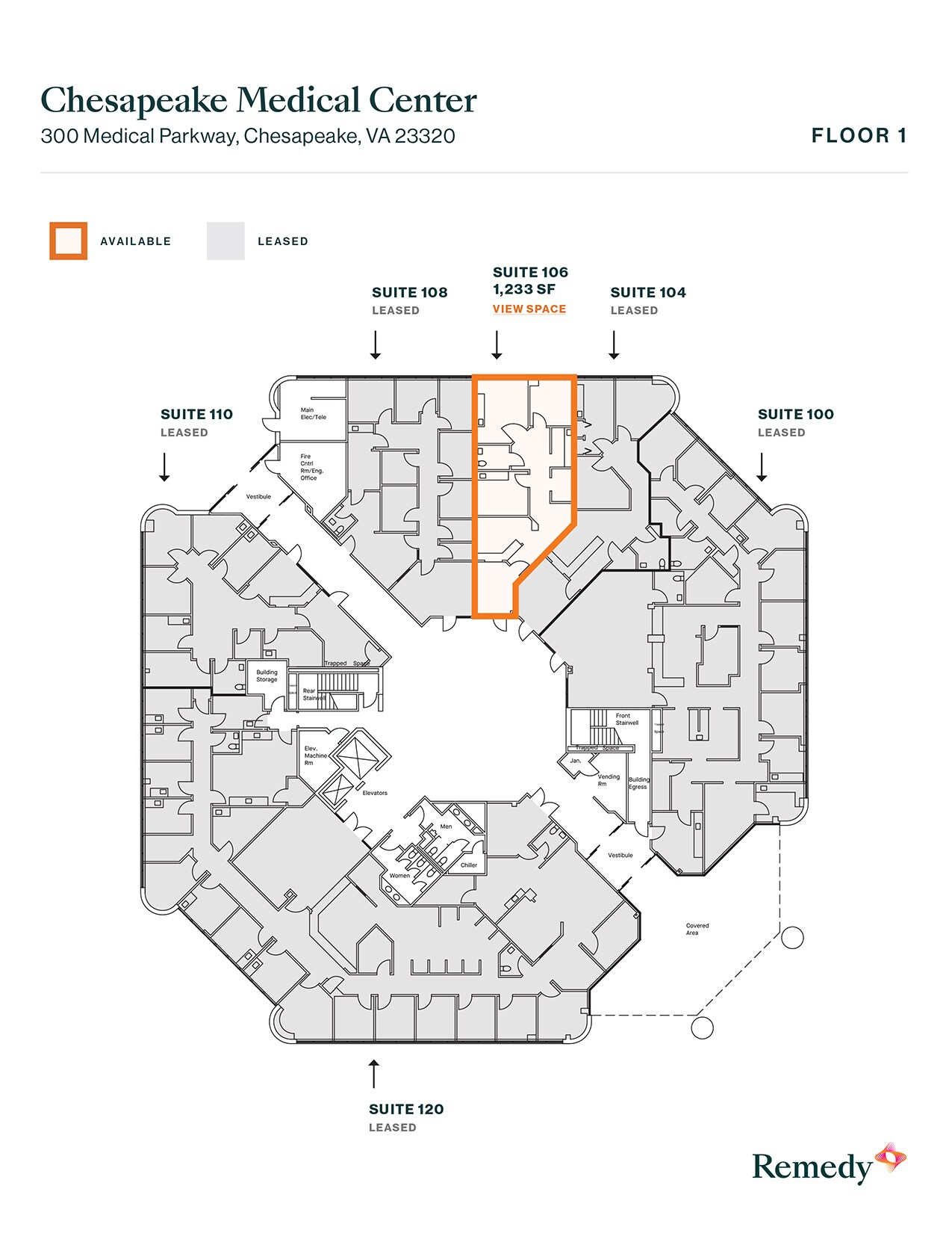 300 Medical Pky, Chesapeake, VA for lease Floor Plan- Image 1 of 4
