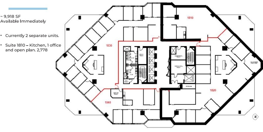 250 2nd St SW, Calgary, AB for lease Floor Plan- Image 1 of 1
