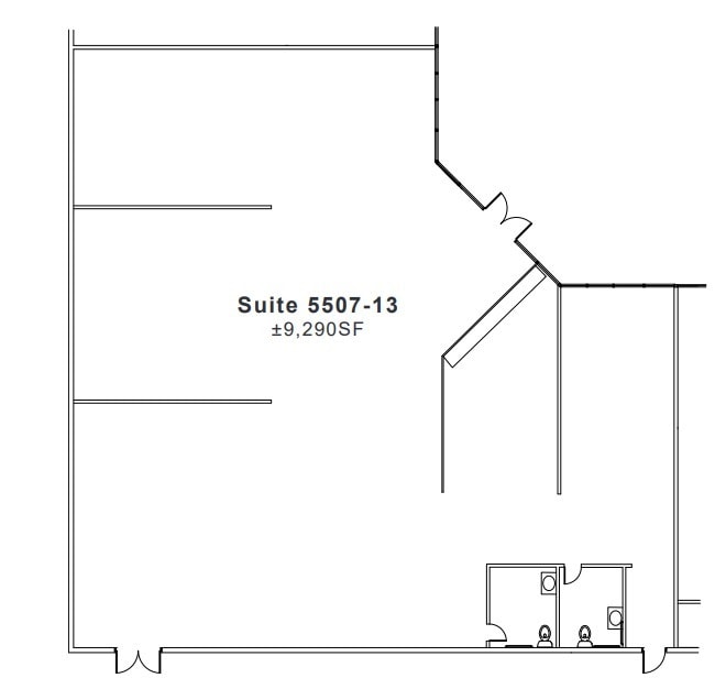 5487-5597 Clairemont Mesa Blvd, San Diego, CA à louer Plan d’étage- Image 1 de 1