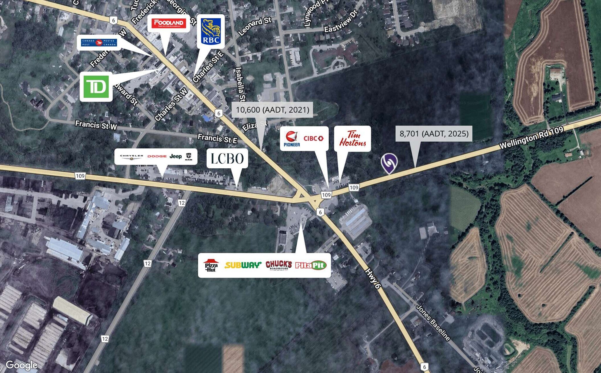 8014 Wellington Road 109, Arthur, ON for lease Aerial- Image 1 of 2