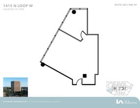 1415 North Loop W, Houston, TX for lease Floor Plan- Image 1 of 2