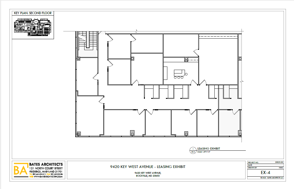 9420 Key West Ave, Rockville, MD for lease Floor Plan- Image 1 of 1