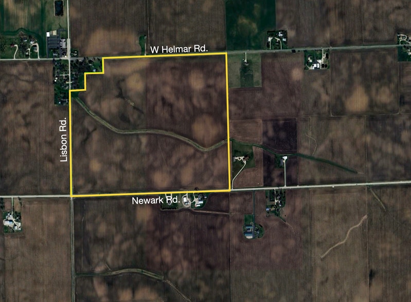 W Helmar Rd. and Lisbon Rd., Newark, IL for sale - Aerial - Image 3 of 6
