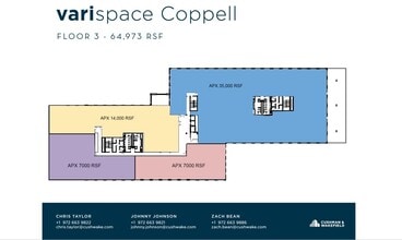 450 N Freeport Pky, Coppell, TX à louer Plan d  tage- Image 1 de 1