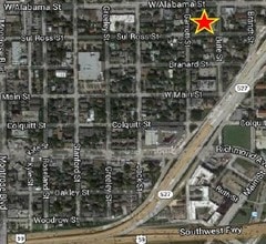 3815 Garrott St, Houston, TX - Aerial  map view